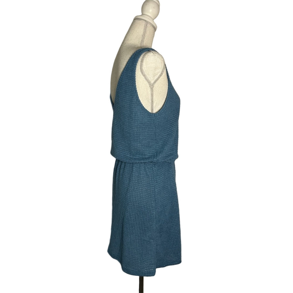 Cupshe Blue Textured Knit Tank Dress - Picture 5 of 5